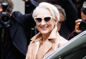 Photo of Мэрил Стрип в образе Миранды Пристли встретилась с Анной Винтур на показе Dolce & Gabbana