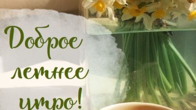 Photo of Открытки С добрым летним утром: Яркие картинки