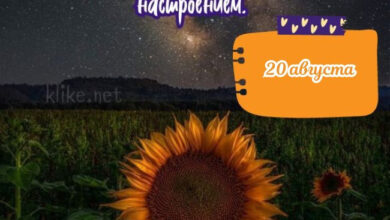 Photo of Картинки на 20 августа с пожеланиями