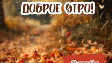 Photo of Доброе утро 10 октября — картинки