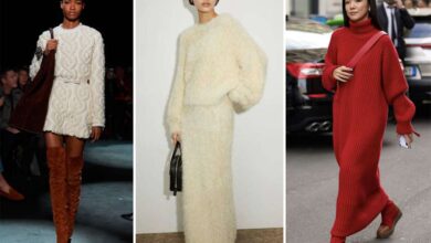 Photo of Теплые платья на каждый день: трикотаж, вязаное, миди — с чем носить