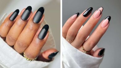 Photo of Черный-пречерный: варианты маникюра для коротких и длинных ногтей