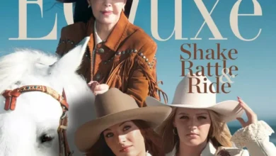 Photo of Присцилла Пресли снялась с 17-летними внучками для обложки глянца